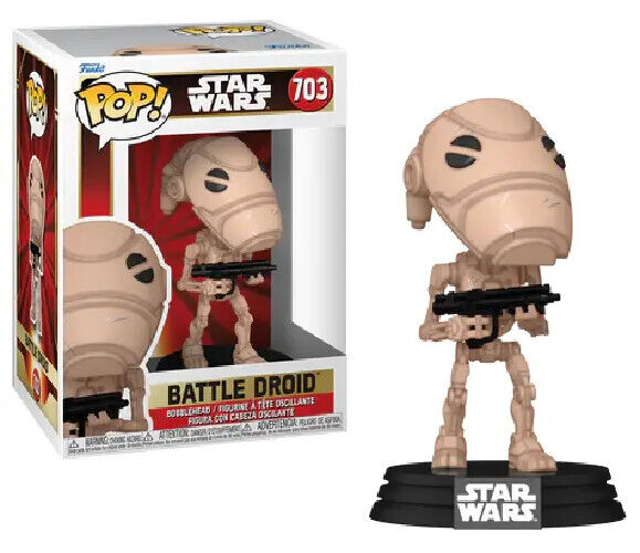 STAR WARS 1 - FUNKO POP Star Wars N° 703 - Battle Droid