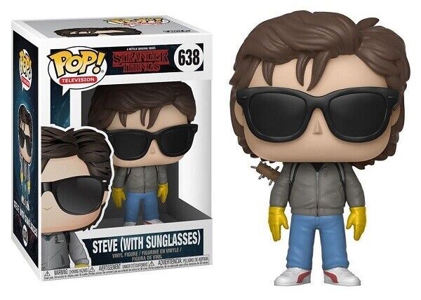 Stranger Things Steve With Sunglasses POP Television #638 Vinyl Figure FUNKO