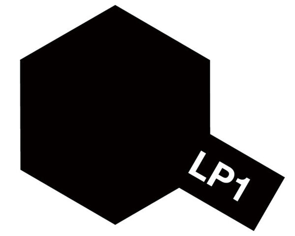 Lacquer Paint LP-1 Black (10 ml) TC82101 - tamiya modellismo