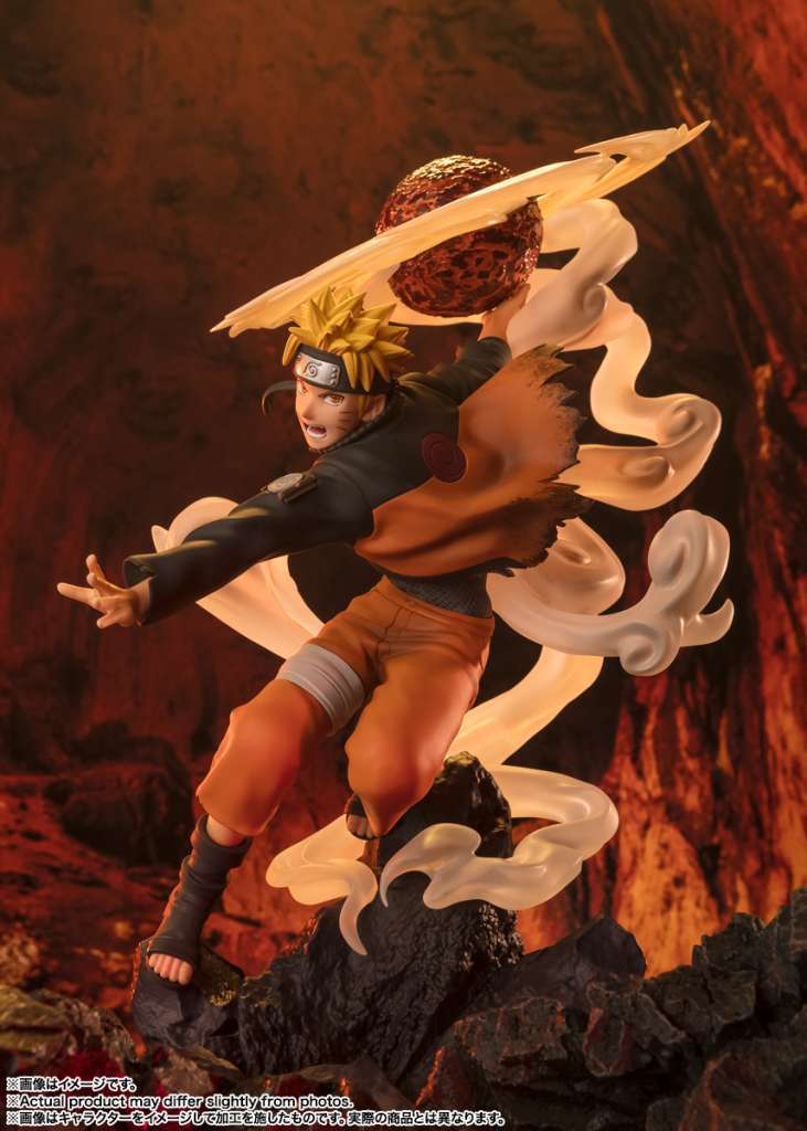 Bandai Figuarts Zero Naruto Uzumaki Lava Release Rasenshuriken Figuarts Zero