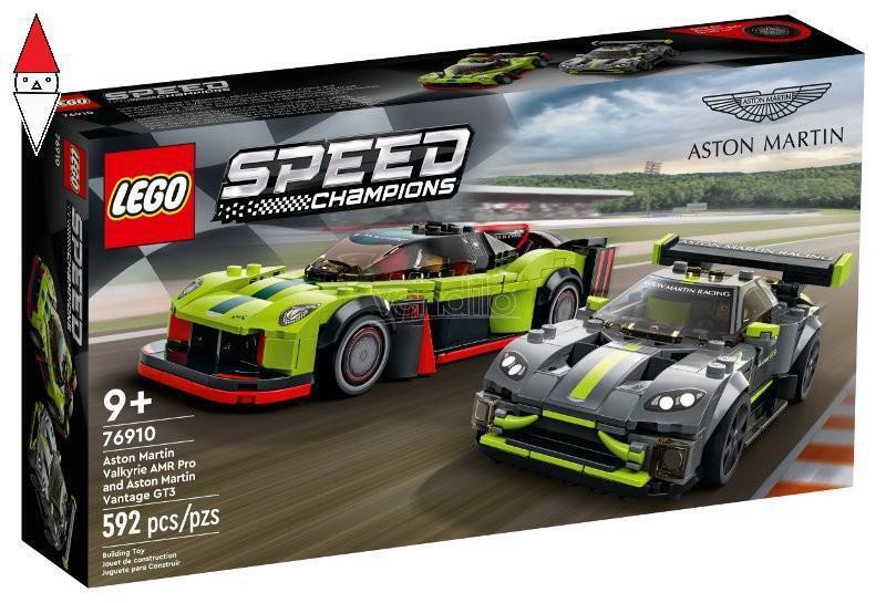 COSTRUZIONE LEGO ASTON MARTIN VALKYRIE AMR PROE ASTON MARTIN VANTAGE GT3