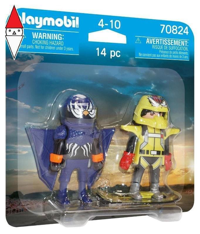 COSTRUZIONE PLAYMOBIL PILOTI AIR SHOW
