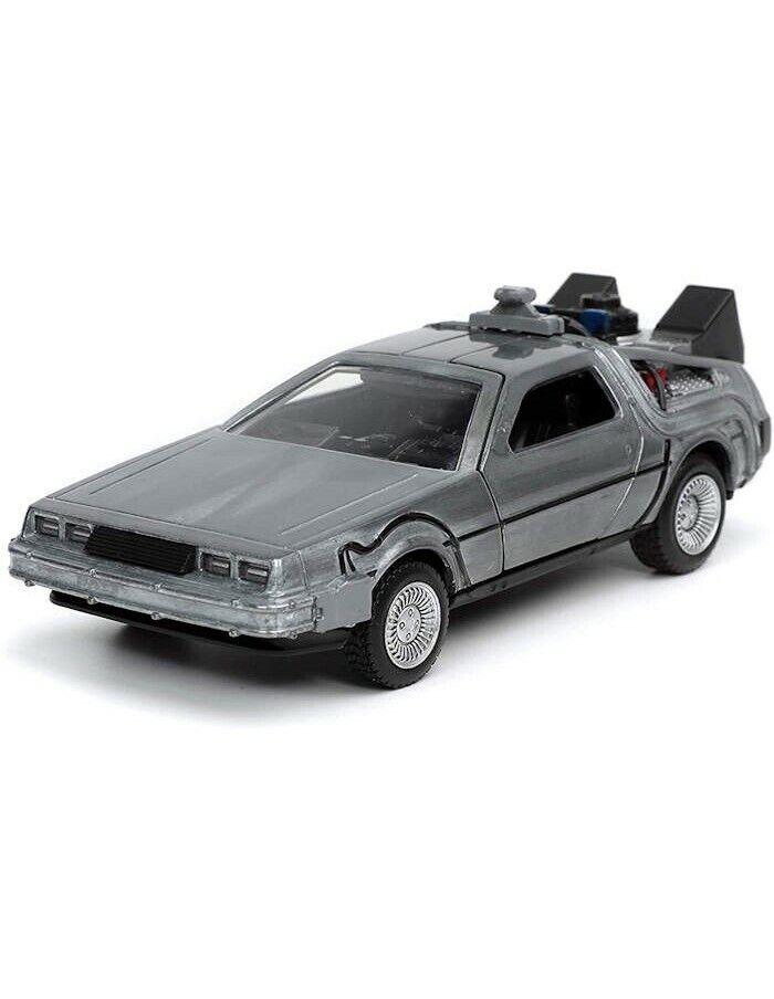JADA TOYS BACK TO THE FUTURE DIE CAST MODEL DELOREAN 1/32 TIME MACHINE NEW NUOVA