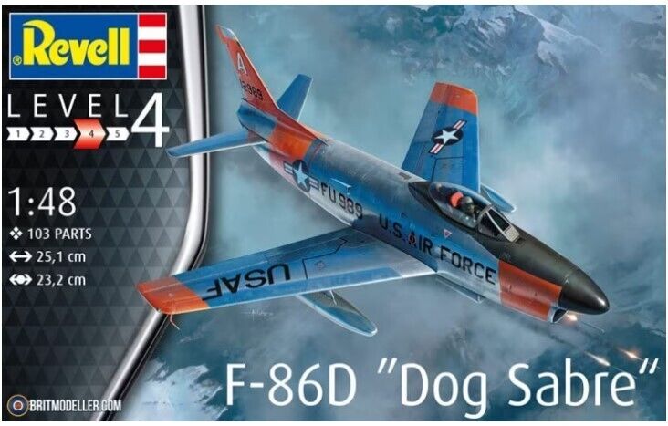 REVELL 03832 F-86D Dog Sabre SC 1/48