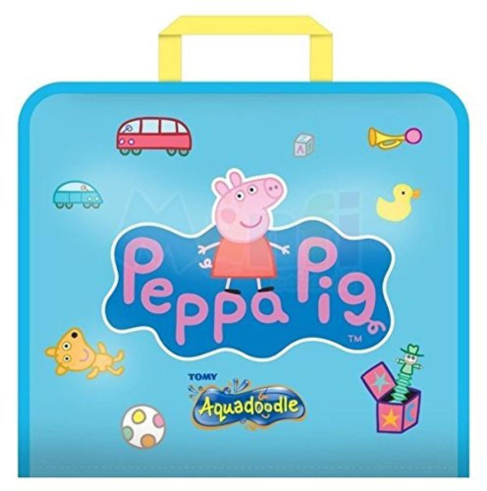 Tomy - Cartellina di Peppa Pig con lavagnetta Magica da colorare Aquadoodle - NU