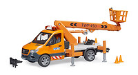 Bruder Mercedes Benz Sprinter Arbeitsbühne inkl. Light+ Sound Modul 02679