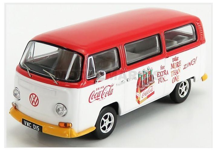 CORGI CC02744 VOLKSWAGEN - T1 CAMPER VAN COCA-COLA ZING 1961 - RED WHITE - 1/43