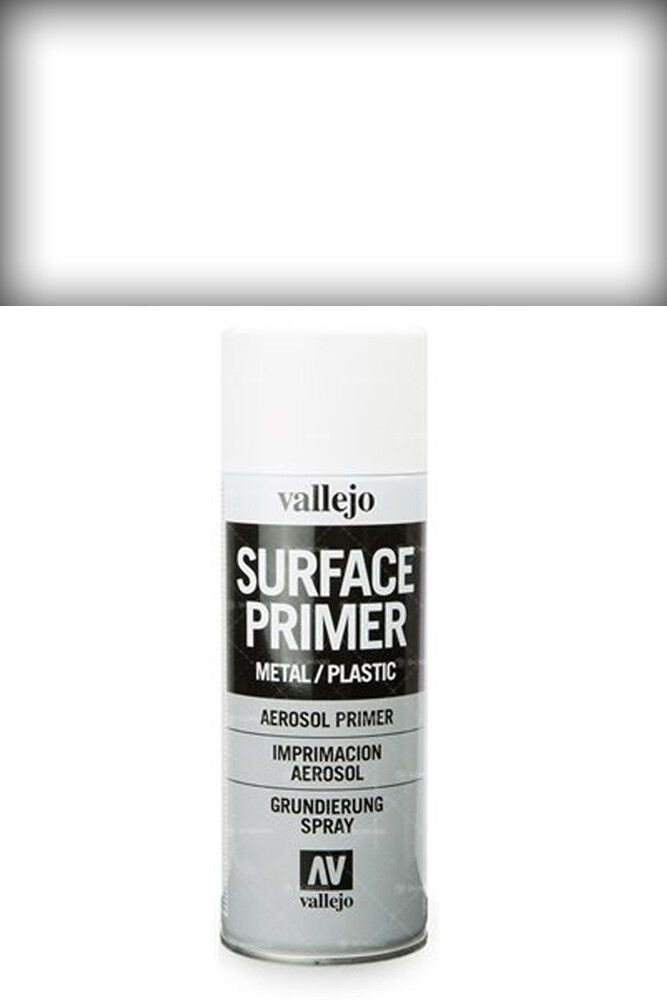 Vallejo Aerosol Surfacer Primer Spray White 28010 VALLEJO