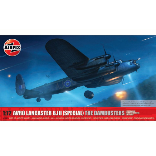 AVRO LANCASTER B.III (SPECIAL) THE DAMBUSTERS KIT 1:72 Airfix Kit Aerei