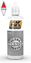 ACRILICO MODELLISMO AK INTERACTIVE ULTRA MATTE FINISH TOP QUALITY VARNISH 60 ML