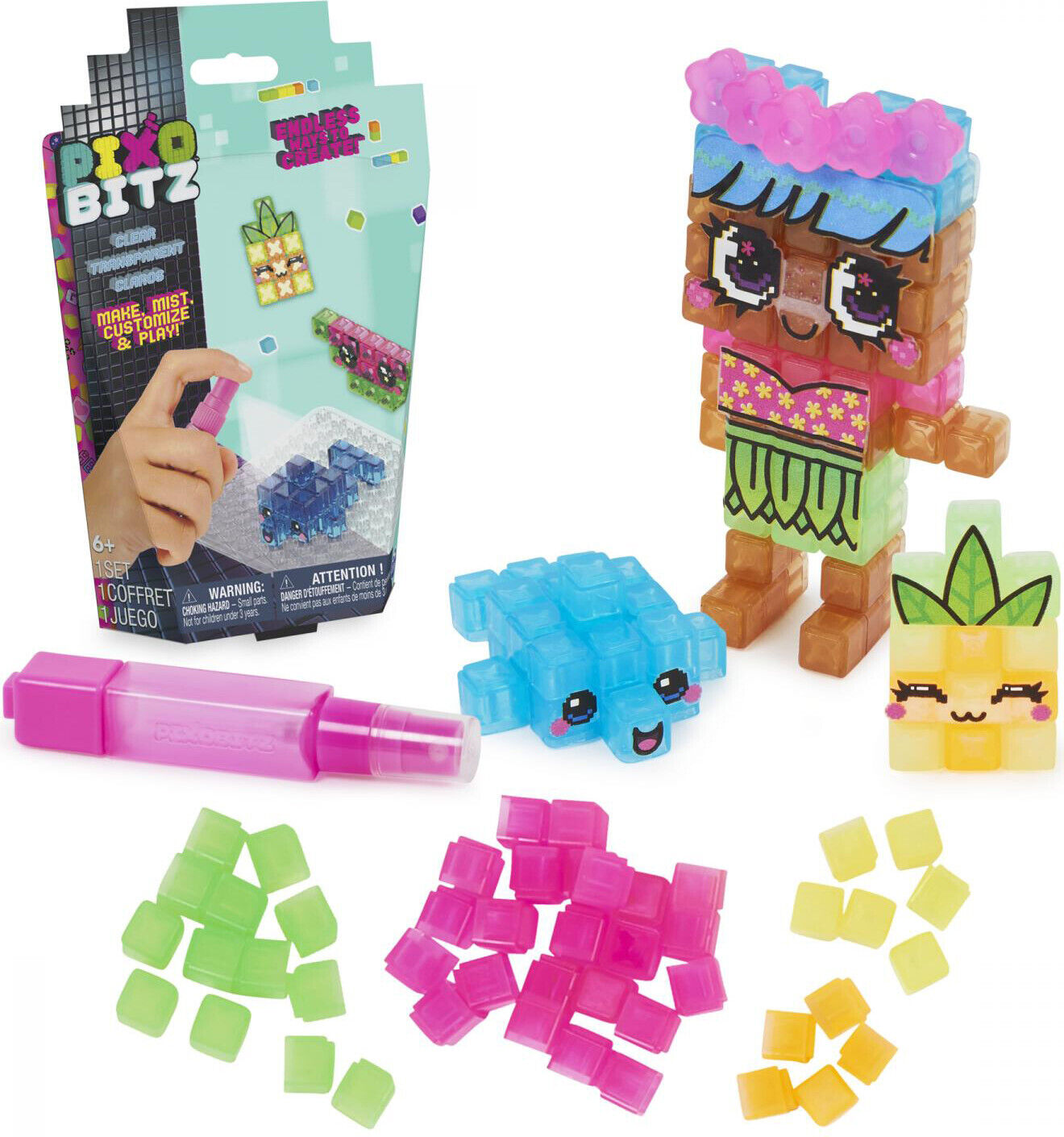 Pixobitz: Trasparenti Costruzioni Per Bambini da 6+ Anni - 6064693 Spin Master