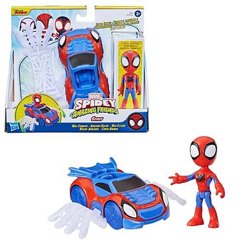SPIDEY AMAZING FRIENDS VEICOLO WEB CRAWLER CON PERSONAGGIO