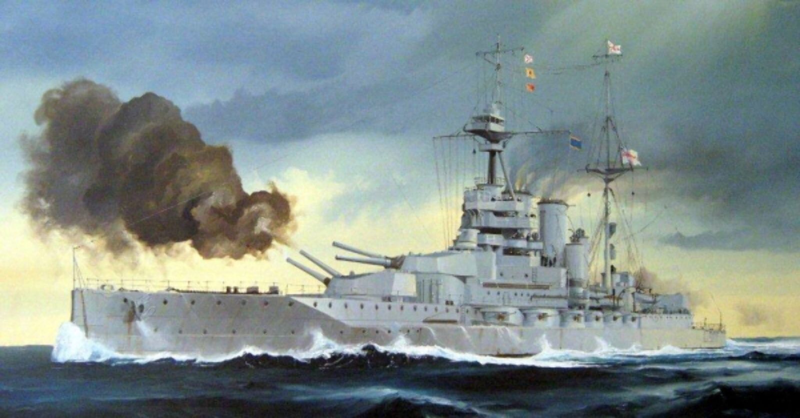 Trumpeter - HMS QUEEN ELIZABETH 1918 - Kit di montaggio 1/700 - TR 05797