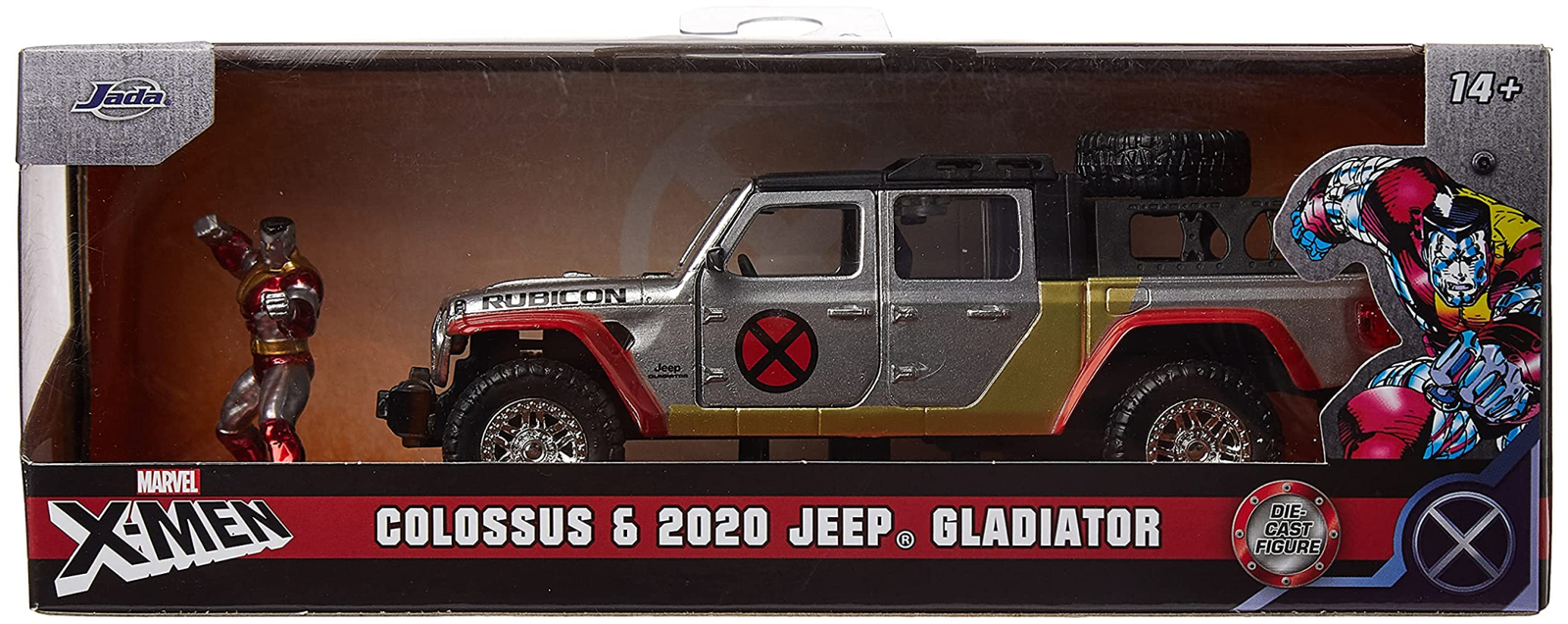 X-Men Jeep Gladiator Marvel   Figure 1:32 Model JADA TOYS