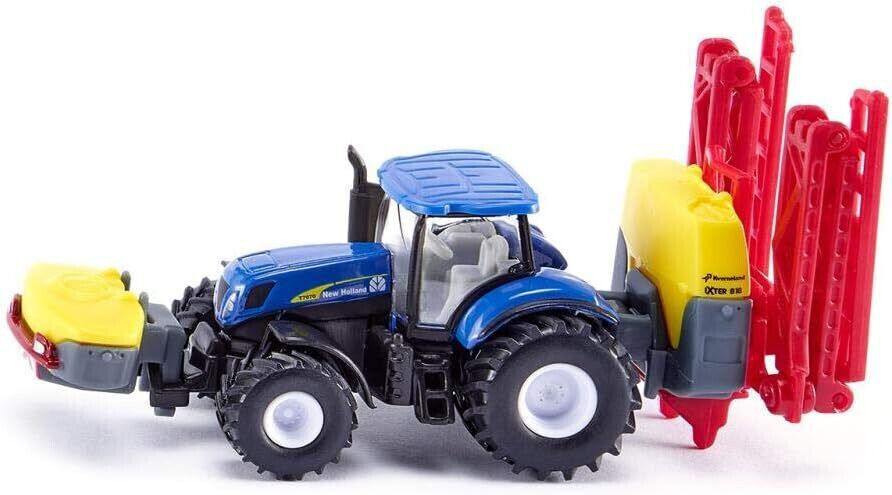 SIKU FARMER 1:87 TRATTORE  NEW HOLLAND T7070 CON BARRE IRRORATRICI ART 1799