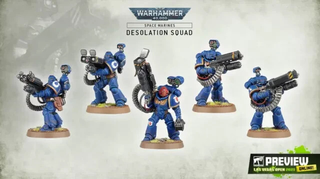 DESOLATION SQUAD squadra desolatori SPACE MARINES  WARHAMMER 40K