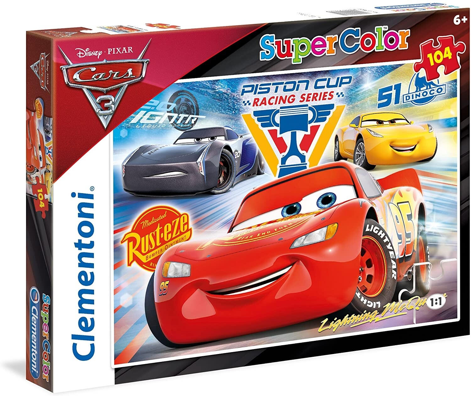 CLEMENTONI - Puzzle 104 pezzi AUTO 3 -  - CLE27072