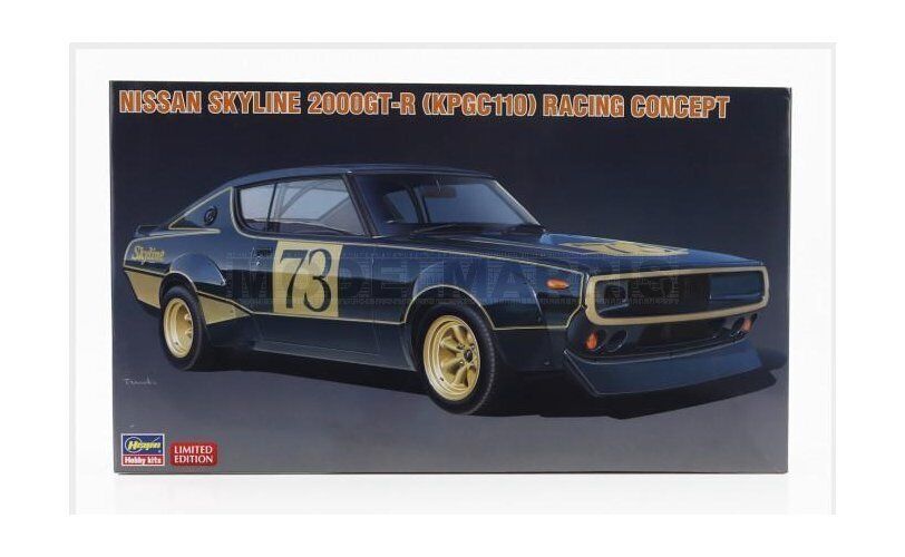 HASEGAWA 20642 NISSAN - SKYLINE 2000 GT-R N 73 (KPGC110) RACING CONCEPT 1973 - 1