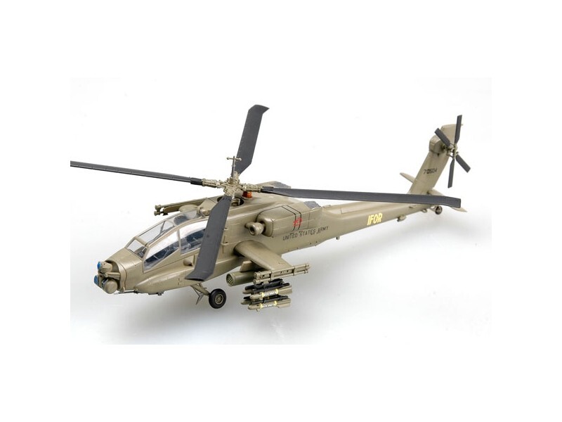 EASY MODEL MODELLINO MONTATO ELICOTTERO HELICOPTER AH-64A US ARMY IFOR BOSNIA 19