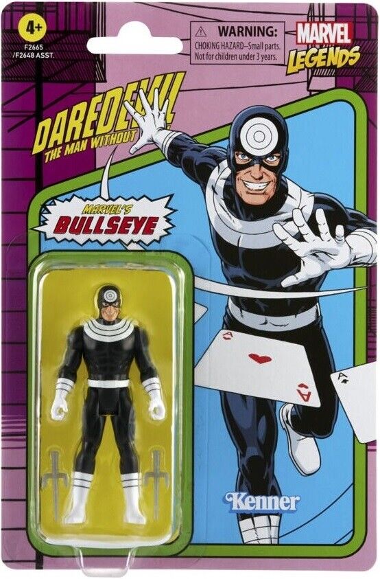 Daredevil Bullseye Marvel Legends Recollection Retro Action Figure HASBRO