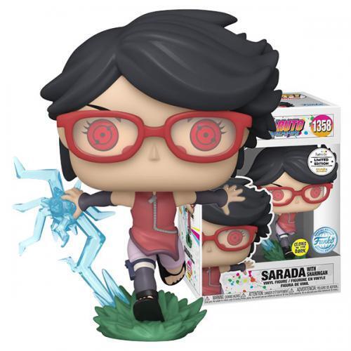 Naruto Boruto Next Gen: Sarada W/ Sharingan GITD Exclusive POP Animation #1358