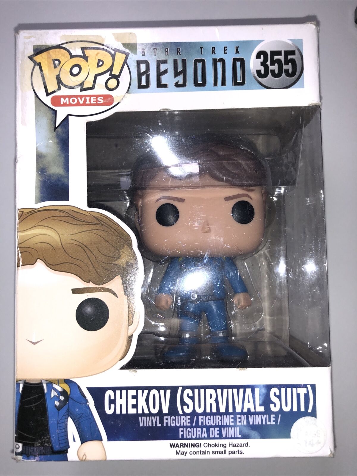 FUNKO Pop! Movies #355 STAR TREK BEYOND CHEKOV (SURVIVAL SUIT) #355