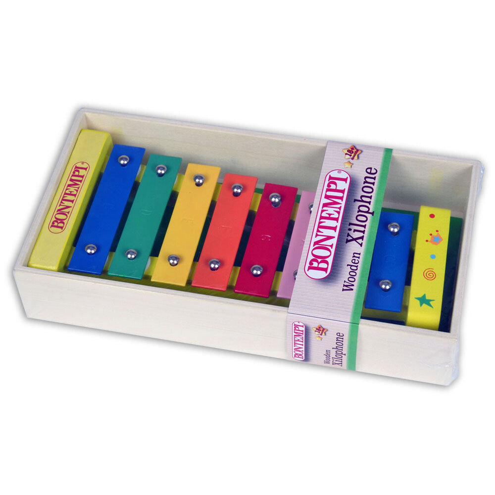 Merchandising Bontempi 56 0810 - Xilofono Con 8 Note Metalliche Colorate (Do-Do)