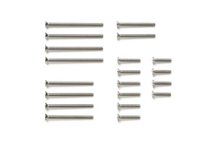 TAMIYA ACCESSORI MINI 4WD VITI 2mm ACCIAIO SVASATE 10/12/20/25/30mm    ART 15510