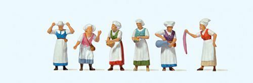 Medieval Festival (6) Ho / Oo Gauge Figures Preiser 24760