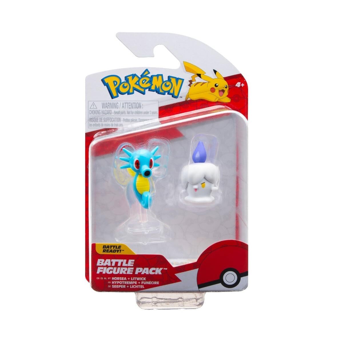 Pokemon Battle Figure 2 Pack (Litwick & Horsea) W15 Mehrfarbig