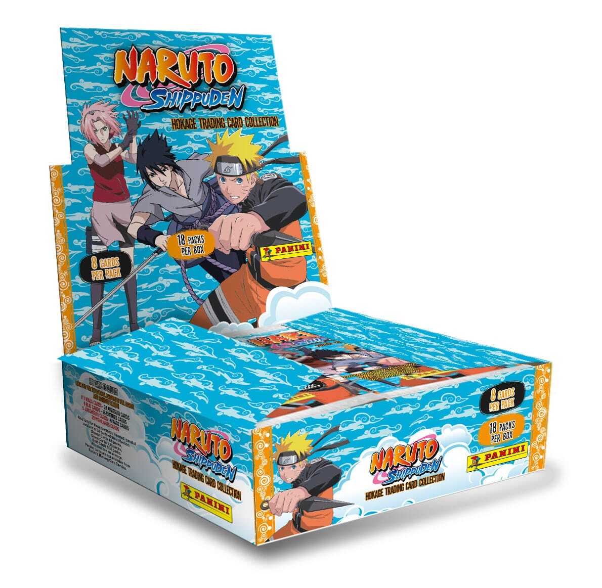 Naruto Shippuden Hokage Trading Card Collection Flow Packs Display (18) *Engl...