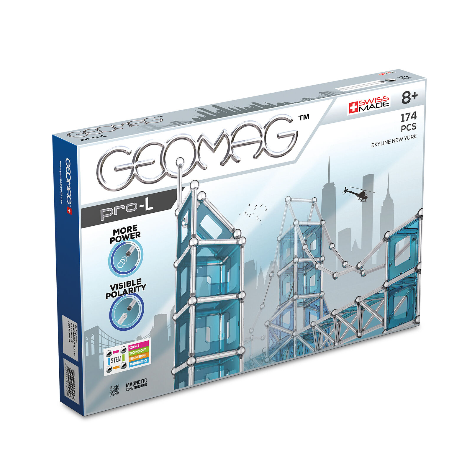 Geomag Pro-L Skyline costruzioni magnetiche per bambini 174 pezzi magneti bambin