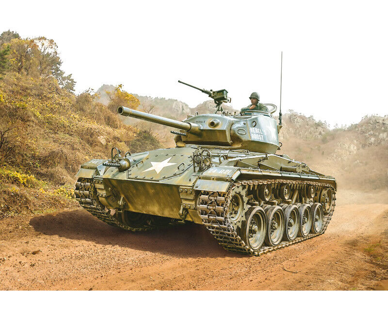 Italeri 6587 M24 Chaffee Korean War 1:35 modellismo