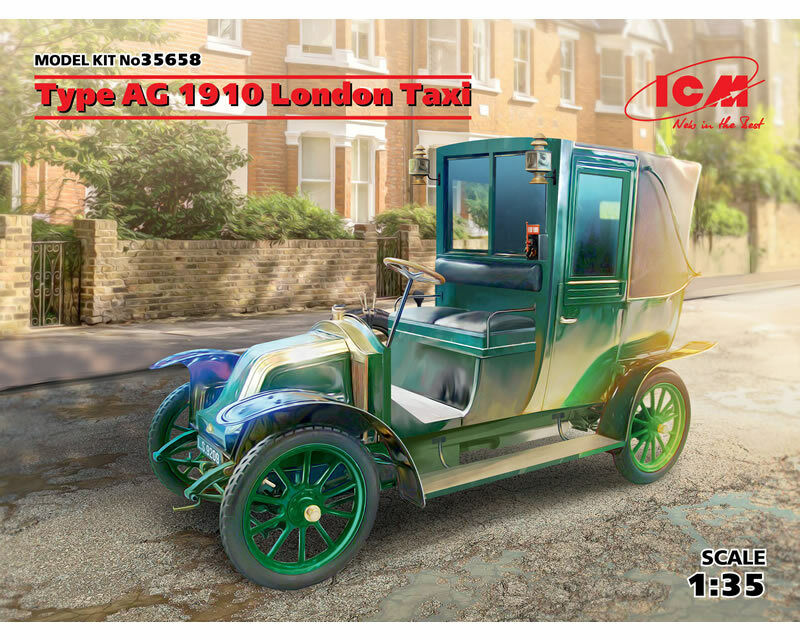 ICM 35658 Type AG 1910 London Taxi 1:35 modellismo