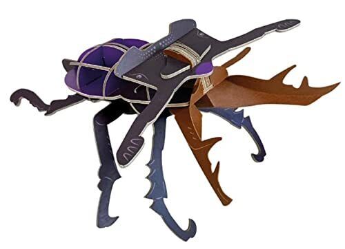 Build Your Own Striking Stag Beetle - Pull Tab Pincer Snapping Action - Eco Frie