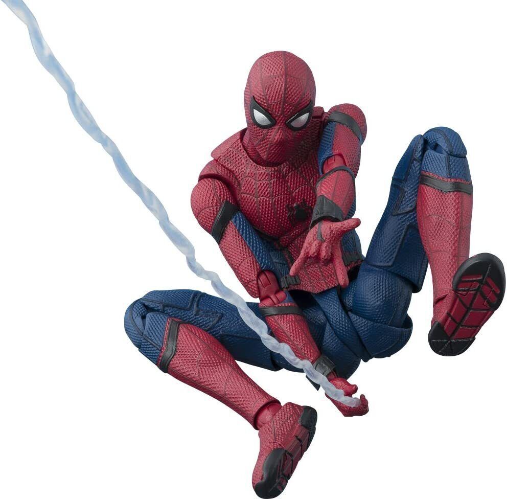 SH Figuarts Spider-Man (Homecoming) Vernice in ABS e PVC da circa 145 mm