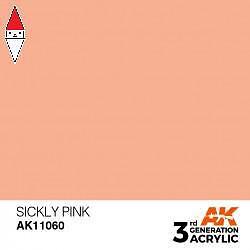 ACRILICO MODELLISMO AK INTERACTIVE SICKLY PINK 17ML