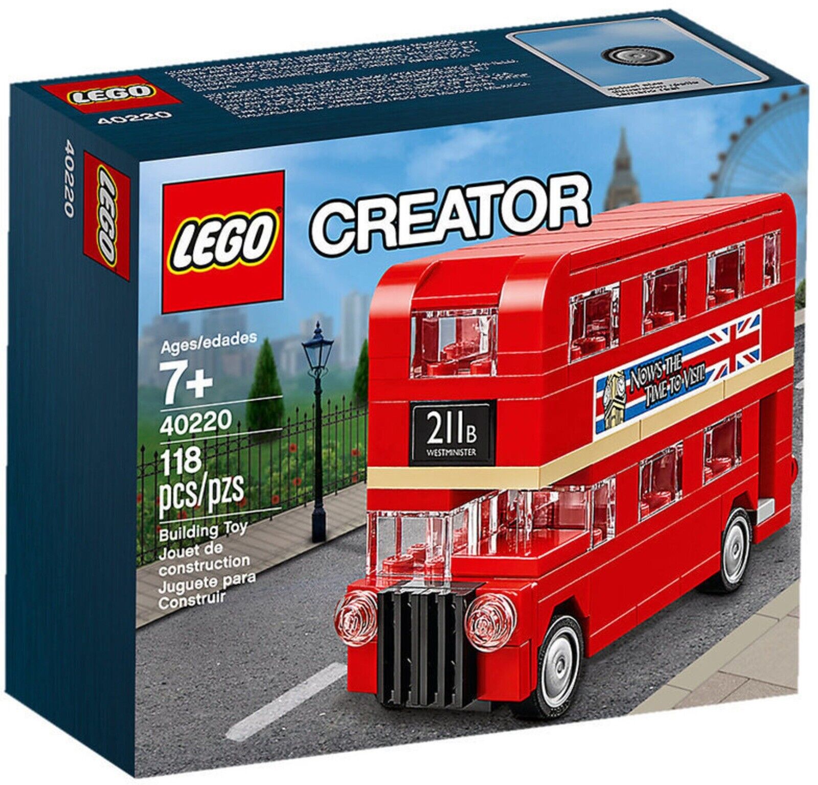 RETIRED - LEGO 40220 CREATOR MINI LONDON BUS (2016) - MISB