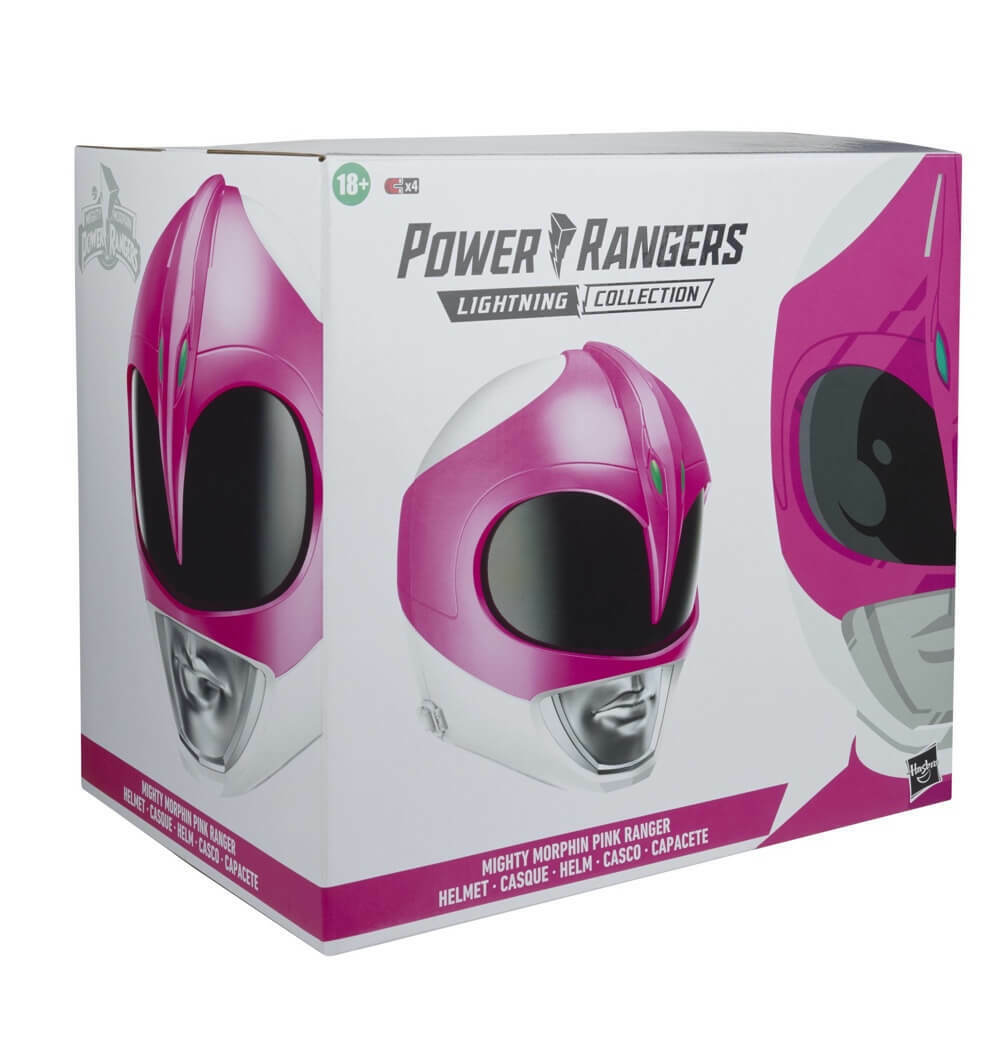 Power Rangers Lightning Collection Mighty Morphin Pink Helmet