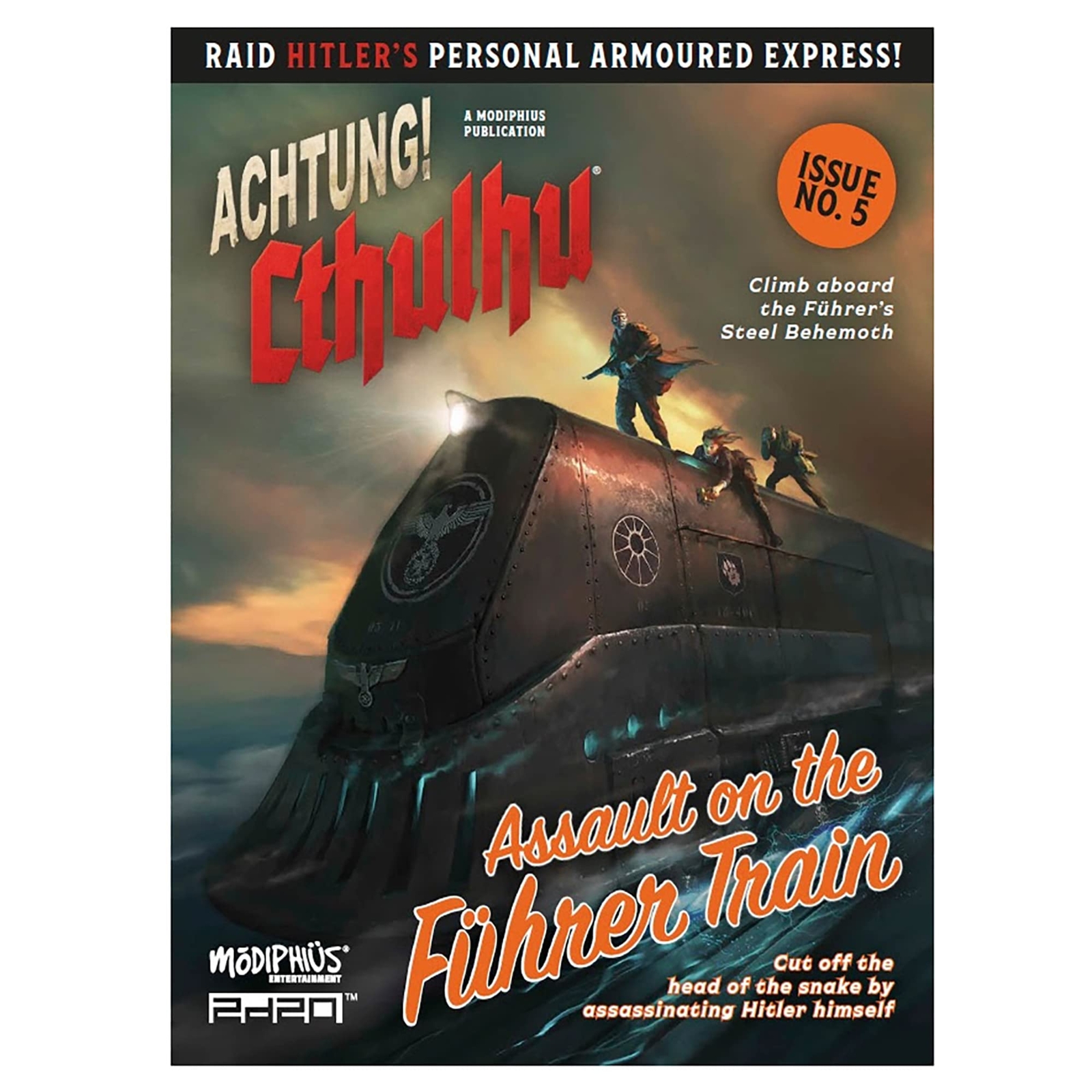 Impressions MUH052306 Achtung Cthulhu 2d20-Assault on The Fuhrer Train Card Game