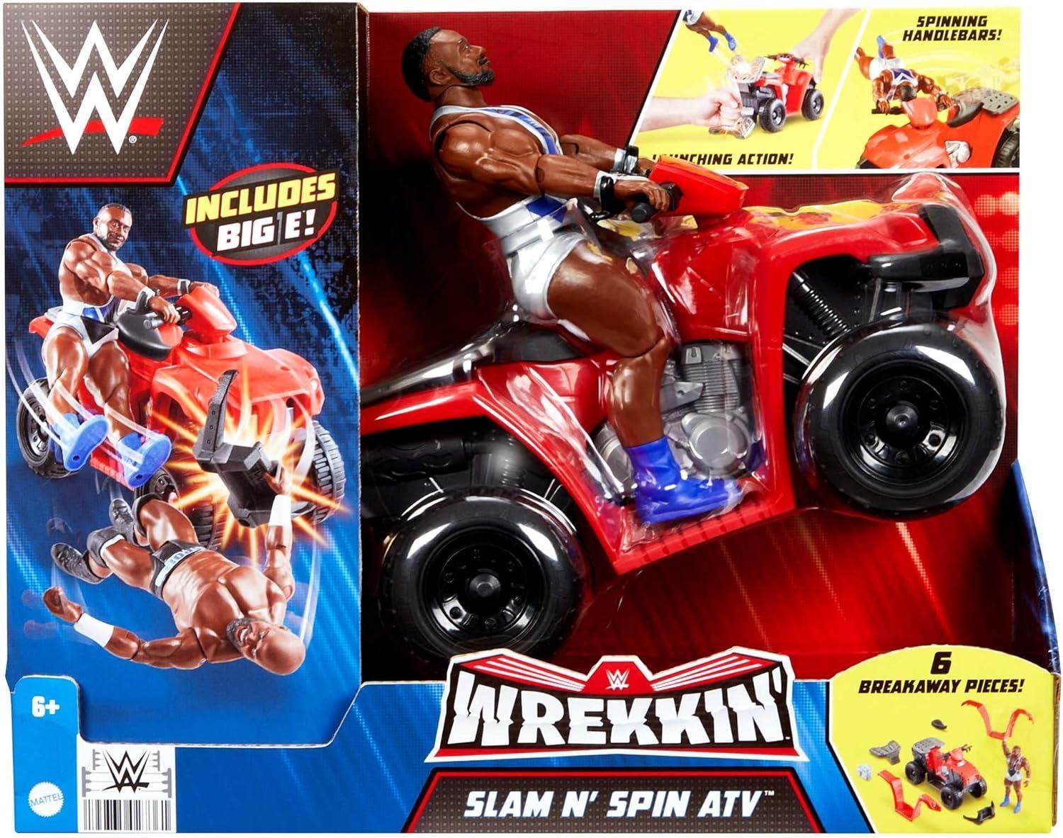 WWE Wrekkin Slam ‘ IN Gira Atv Con Rotante Manubrio Azione - Damaged Confezione