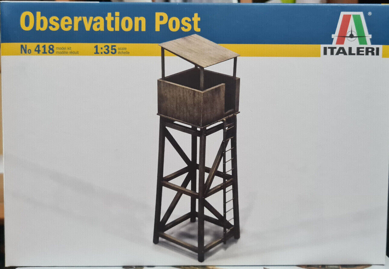Observation Post - Torre d'Osservazione x Diorami - Italeri Kit 418  1:35