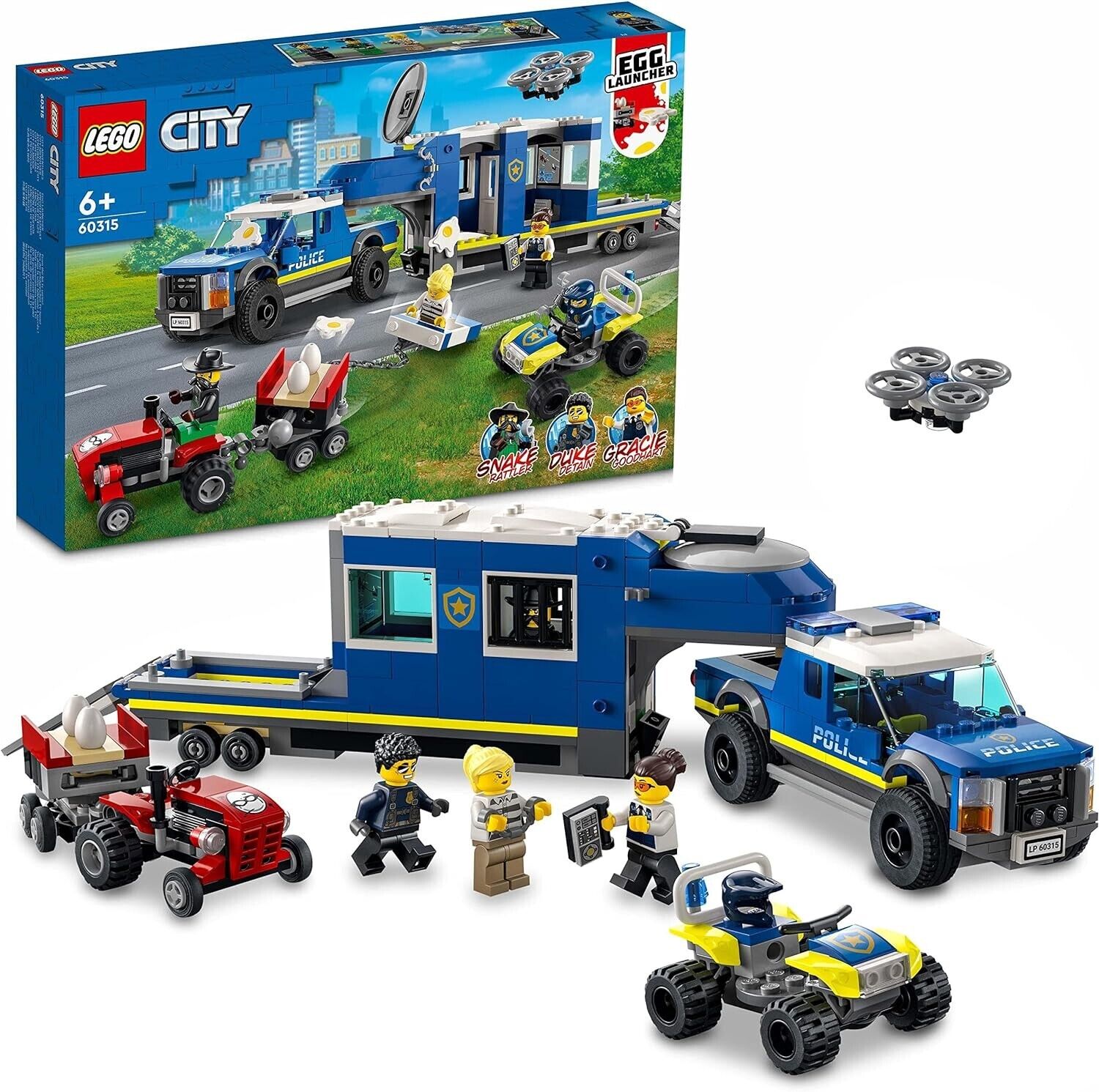 LEGO CITY 60315 CAMION CENTRO DI COMANDO DELLA POLIZIA