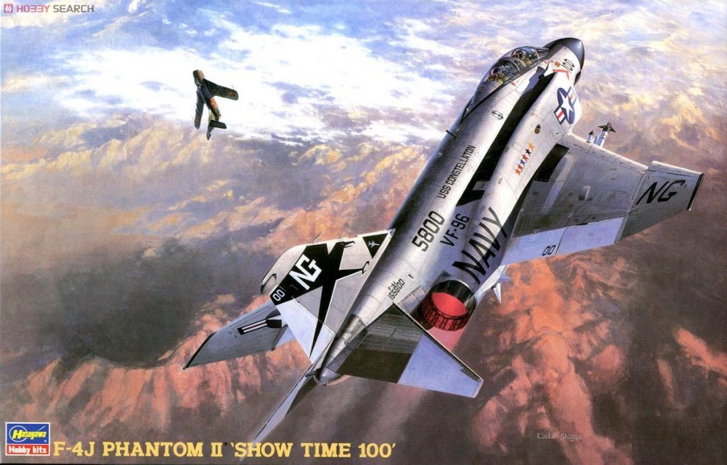 Hasegawa PT6 F-4J AIRCRAFT SCALE 1/48 Hobby Plastic Model Kit NEW