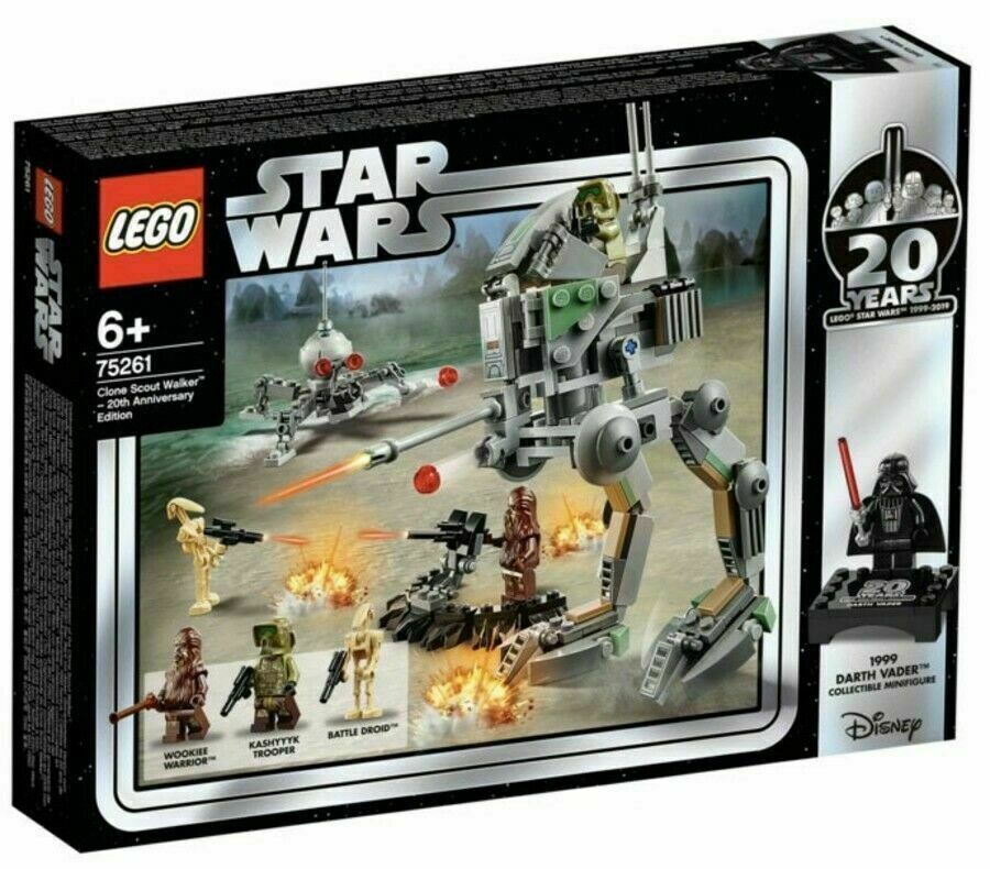 LEGO STAR WARS 75261 CLONE SCOUT WALKER 20° ANNIVERSARIO APR 2019