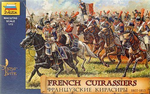 1:72 Zvezda Corazzieri Francesi 1807-15 Kit Z8037 Modellino