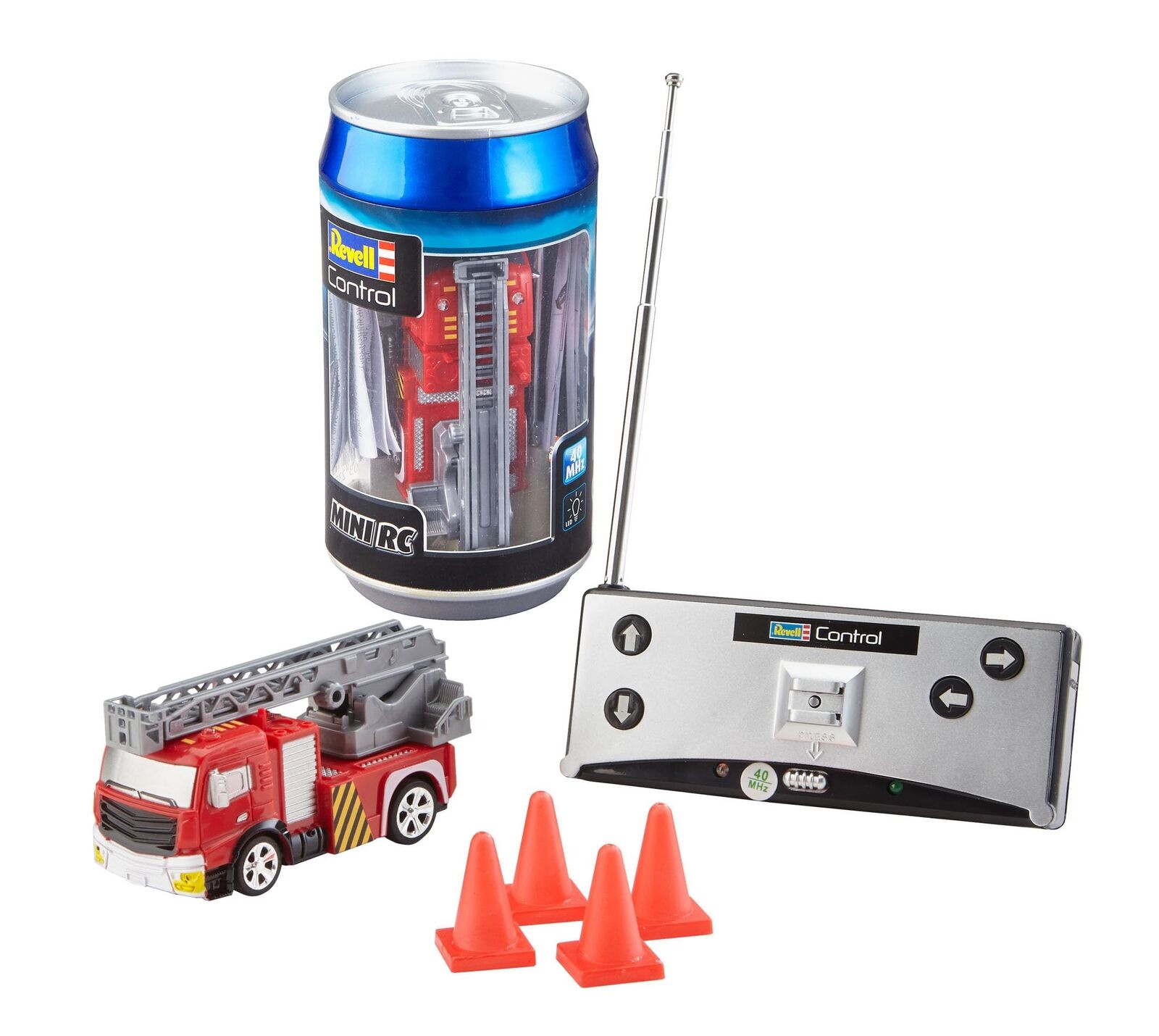 Revell Control 23558 Mini Remote Control Car Fire Truck, With 40 MHz Control, In