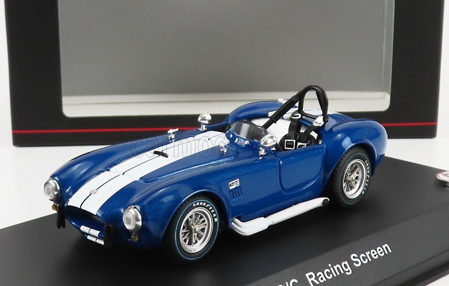 1/43 KYOSHO - FORD USA - SHELBY COBRA 427/SC SPIDER RACING SCREEN 1965 03019MBL