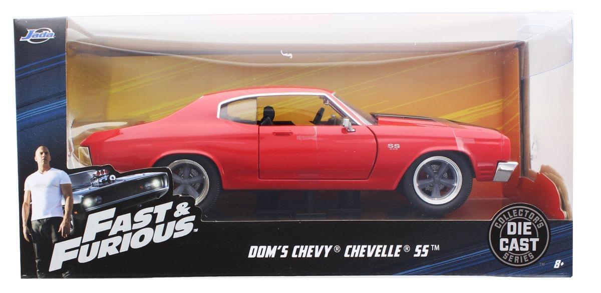 Fast & Furious 1:24 Modellino: di Dom Chevy Chevelle SS, Rosso