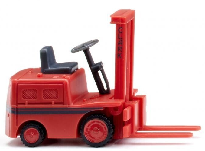 WIKING 117102 Clark Muletto Camion Rosso 1/87 Scala Tracciabile 48 Post